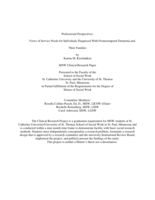 Professional Perspectives: Views of Service Needs for Individuals Diagnosed With Frontotemporal Dementia and Their Families