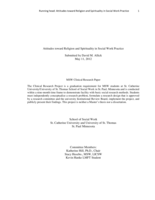 Attitudes toward Religion and Spirituality in Social Work Practice