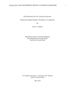 Self-Determined Service-Learning Framework: Enhancing Graduate Students’ Perceptions of Competence