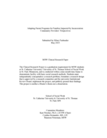 Adapting Parent Programs for Families Impacted by Incarceration: Community Providers' Perspectives