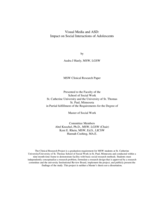 Visual Media and ASD: Impact on Social Interactions of Adolescents