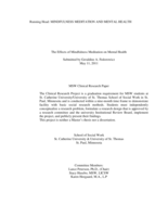 The Effects of Mindfulness Meditation on Mental Health