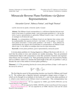 Minuscule reverse plane partitions via quiver representation