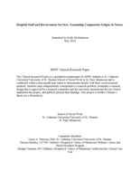 Hospital Staff and Bereavement Services: Examining Compassion Fatigue in Nurses