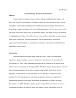 Terraforming: Natural or Industrial