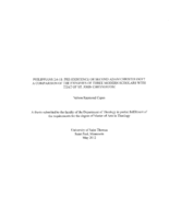 Philippians 2:6-11: Pre-Existence or Second Adam Christology?  A Comparison of the Exegeses of Three Modern Scholars with that of St. John Chrysostom