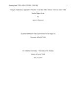 Using an Exploratory Approach to Describe Issues that Affect African American males in the Field of Social Work