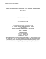 Health Professionals’ Use of Aromatherapy with Children and Adolescents with Mental Illness