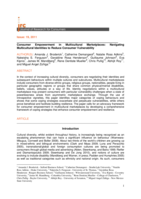 Consumer Empowerment in Multicultural Marketplaces: Navigating Multicultural Identities to Reduce Consumer Vulnerability