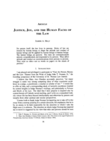 Justice, Joy, and the Human Faces of the Law