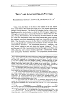 The Case Against Felon Voting