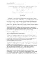 Outsourcing Human Reproduction: Embryos and Surrogacy Services in the Cyberprocreation Era