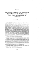The Native American Law Opinions of Judge Noonan: Do We Hear the Faint Voice of Bart lome de las Casas?