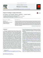 Impact of Strategy on Analyst Information