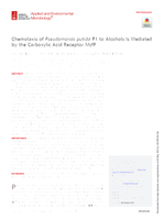 Chemotaxis of <em>Pseudomonas putida</em> F1 to alcohols is mediated by the carboxylic acid receptor McfP