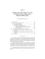 Taking the "Sum Total" of the Common Good in Religious Freedom Discourse