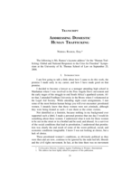 Addressing Domestic Human Trafficking