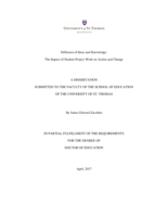 Diffusion of Ideas and Knowledge: The Impact of Student Project Work on Action and Change