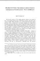 Pro Deo et Patria: The Greek Catholic Church and Ukrainian National Life - Past and Present