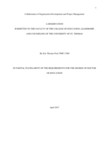 Collaboration of Organization Development and Project Management