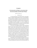 Colonialism: An Ethical Analysis of the System that Built the Western World