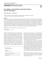 Race, Religion, and Immigration: Experimental Evidence from the Labor Market