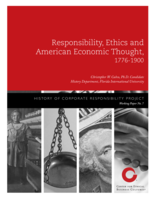 Responsibility, Ethics and American Economic Thought, 1776-1900