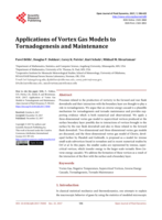 Applications of a vortex gas models to tornadogenesis and maintenance