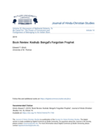 Review of "Keshab: Bengal’s Forgotten Prophet" by John A. Stevens
