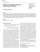 Business in the Work and World of David Foster Wallace