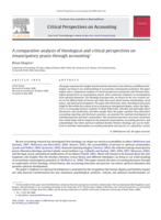 A Comparative Analysis of Theological and Critical Perspectives on Emancipatory Praxis through Accounting