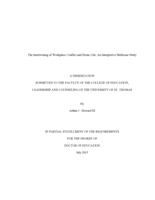 The Intertwining of Workplace Conflict and Home Life: An Interpretive Multicase Study
