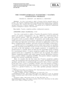 The combinatorially symmetric <em>P</em>-matrix completion problem