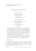 Path-cordial abelian groups