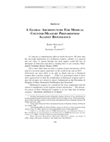 A Global Architecture for Medical Counter-Measure Preparedness Against Bioviolence