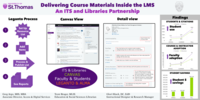 Delivering Course Materials Inside the LMS: An ITS and Libraries Partnership
