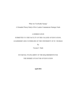 What Are You Really Saying? A Grounded Theory Study of How Leaders Communicate Strategic Goals