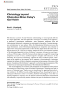 Christology beyond Chalcedon: Brian Daley’s God Visible