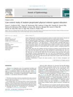 Case-Control Study of Student-Perpetrated Physical Violence Against Educators
