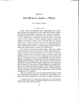 The Myth of Ashby v. White