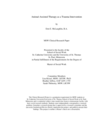 Animal-Assisted Therapy as a Trauma Intervention