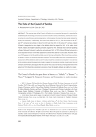 The Date of the Council of Serdica: A Reassessment of the Case for 343