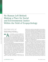 No Human Left Behind: Making a Place for Social and Environmental Justice within the Field of Ecopsychology