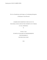 The Use of Gamification and Its Impact on Crowdfunding Participation: A Participatory Action Research