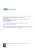 Understanding the Impact of Collaboration Software on Product Design and Development