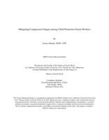 Mitigating Compassion Fatigue among Child Protection Social Workers
