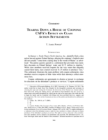 Tearing Down a House of Coupons: CAFA's Effect on Class Action Settlements