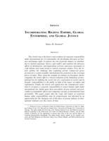 Incorporating Rights: Empire, Global Enterprise, and Global Justice
