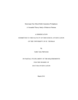 Stereotype-Free Mixed Birth Generation Workplaces: A Grounded Theory Study of Behavior Patterns
