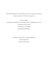 A Mixed-Methods Multiple Case Study Through a Feminist Lens of Educational Leadership in Minnesota in the Wake of COVID-19 and George Floyd